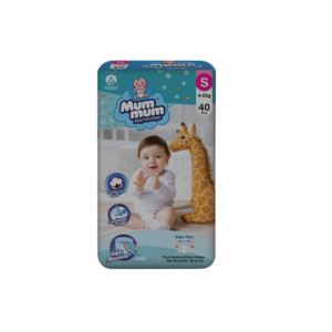 Mum Mum Baby Pant Diaper 40Pcs S (4-8Kg)